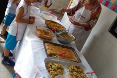 I Feira de Gastronomia da Experimental: Grupo 5 e Ensino Fundamental em Abril 2019