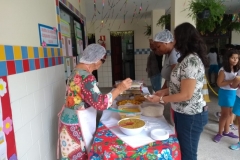 I Feira de Gastronomia da Experimental: Grupo 5 e Ensino Fundamental em Abril 2019