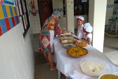 I Feira de Gastronomia da Experimental: Grupo 5 e Ensino Fundamental em Abril 2019