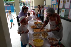 I Feira de Gastronomia da Experimental: Grupo 5 e Ensino Fundamental em Abril 2019