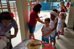 I Feira de Gastronomia da Experimental: Grupo 5 e Ensino Fundamental em Abril 2019