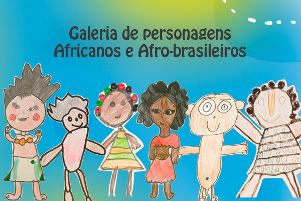 Estudantes do 1º ano montam Galeria de Personagens de contos africanos e literatura infantil afrobrasileira
